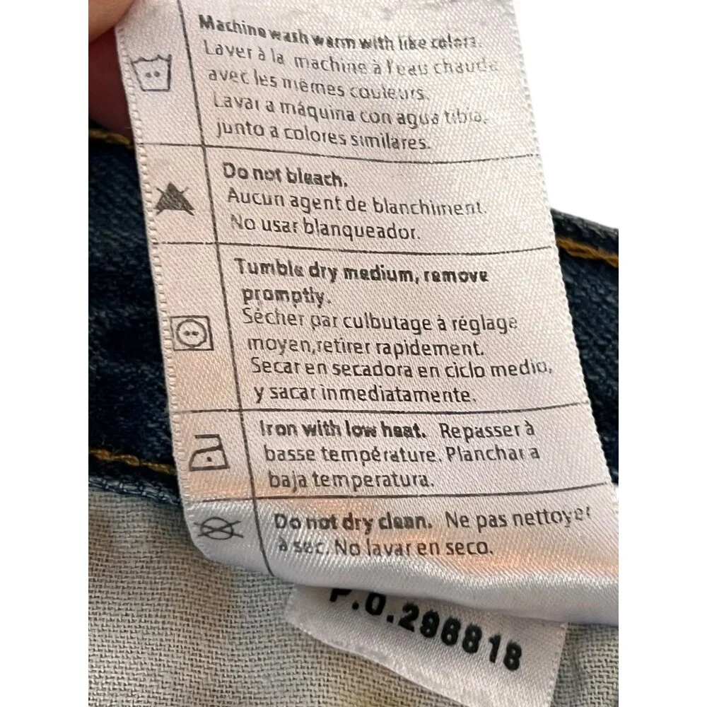 Carhartt Mens Blue Denim Straight Fit Jeans Relaxed Fit 34x34 Pants RN 14806 - Picture 10 of 15